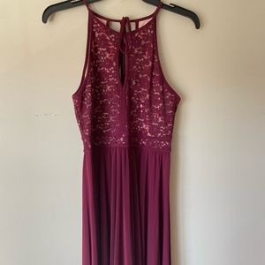 Maroon Party Dress